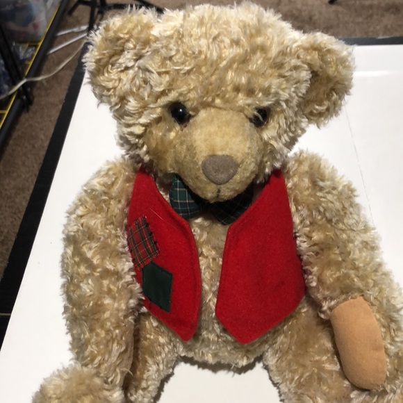 Hallmark dapper stuffed teddy bear - Picture 2 of 8